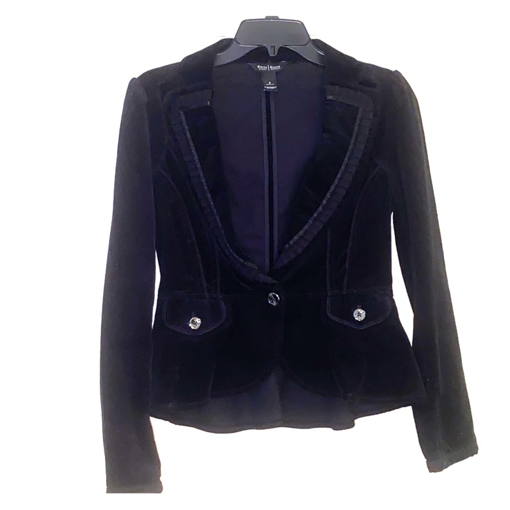 White House/Black Market black corduroy jacket